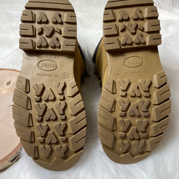 Brahma Combustion Steel Toe Work Boots Tan - Picture 6 of 12